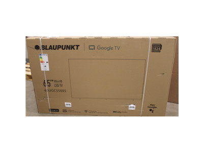 SALE OUT. Blaupunkt 65UGC5500S 65" (164cm) 4K Ultra HD Google TV | SALE OUT. Blaupunkt 4K TV | 65UGC5500S | 65 | Smart TV | Goog