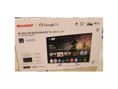 SALE OUT. Sharp 50JP7265E 50" (126cm) 4K Ultra HD QLED MiniLED Google TV | SALE OUT. Sharp 4K QLED MiniLED TV | 50JP7265E | 50 |