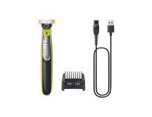 Philips Shaver | QP2734/23 OneBlade 360 | Operating time (max) 60 min | Wet & Dry | Lithium Ion | Green/Gray