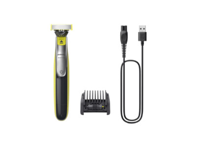 Philips Shaver | QP2734/23 OneBlade 360 | Operating time (max) 60 min | Wet & Dry | Lithium Ion | Green/Gray