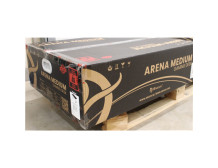 SALE OUT. | Arozzi Gaming Desk | Arena Medium | Pure Black | DAMAGED PACKAGING AND LAMINATE. SCRATCHED PARTS AND TABLE TOP. | 24