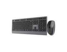 Gembird KBS-WPS-02 Dual-mode slim wireless desktop set, 2.4G+BT, US layout | Gembird