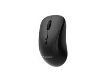 Gembird MUSW2-7B-01 Dual-mode 7-button wireless mouse, black | Gembird