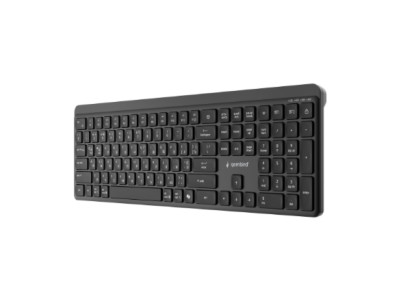 Gembird KB-WPS-03-CYRL Dual-mode pro-business slim wireless keyboard, 2.4G+BT, Cyrillic layout | Gembird