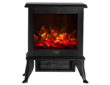 Adler Electric Fireplace | AD 7754 | Ceramic | 1800 W | Number of power levels 2 | Black