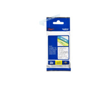 Brother | TZe-135 Laminated Tape | White on Clear | TZe | 8 m | 1.2 cm
