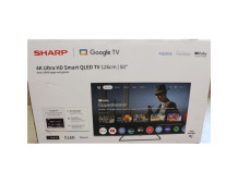 SALE OUT. Sharp 50HP6265E 50" (126cm) QLED 4K Ultra HD Google TV, Dolby Vision, Dolby Atmos, Central Stand | Sharp 50HP6265E | 5