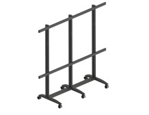 EDBAK Floor stand | TRV400.006 Videoconferencing trolley for Samsung | Height adjustment | 130 " | Maximum weight (capacity) 200