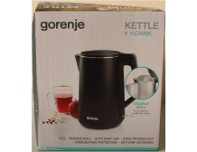 SALE OUT. Gorenje K15DWBK Kettle, Electric, Capacity 1.5 L, Power 2200 W, Stainless Steel, Black | SALE OUT. Gorenje | Kettle | 