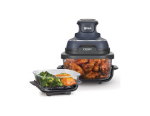 NINJA | 4-in-1 Portable Glass Air Fryer | FN101EUGY Crispi | Power 1700 W | Capacity 3.8 L | Blue/Black