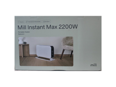 SALE OUT. Mill CO2200MECMAX 2200W Convection Heater, Mechanical thermostat, Wire heating element, White | Mill Heater | CO2200ME