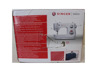SALE OUT. | Singer Sewing Machine | M2605 | Number of stitches 12 | White | DAMAGED PACKAGING
