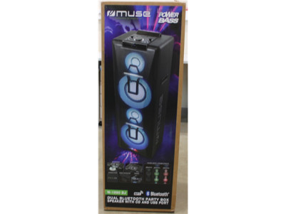 SALE OUT. Muse M-1990 DJ Party Box Double Bluetooth CD, DAMAGED PACKAGING | Muse | Party Box Double Bluetooth CD Speaker | M-199