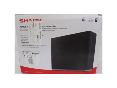 SALE OUT. Sharp AQUOS Wireless Surround Subwoofer | Sharp | AQUOS Surround Subwoofer | CP-AWS0101 | Wi-Fi | DAMAGED PACKAGING, U