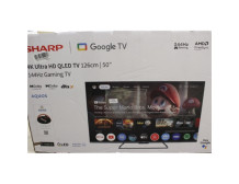 SALE OUT. Sharp 50HR7265E 50" (126cm) QLED 144Hz 4K Ultra HD Google TV, Dolby Vision, Dolby Atmos, Central Stand | SALE OUT. | S