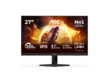 AOC 27G4ZRE | 27 " | Fast IPS | FHD | 16:9 | 260 Hz | 1 ms | 1920 x 1080 pixels | 300 cd/m | HDMI ports quantity 2 | Black