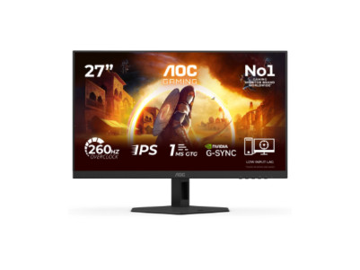 AOC 27G4ZRE | 27 " | Fast IPS | FHD | 16:9 | 260 Hz | 1 ms | 1920 x 1080 pixels | 300 cd/m | HDMI ports quantity 2 | Black