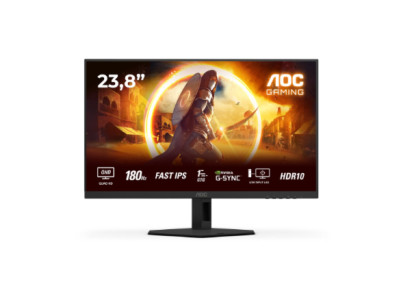 AOC AGON Q24G4RE | 24 " | Fast IPS | QHD | 16:9 | 180 Hz | 1 ms | 2560 x 1440 pixels | 300 cd/m | HDMI ports quantity 1 | Black