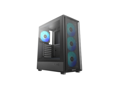 Deepcool Case | CC550 4F | Mid Tower | ATX PS2 (maximum length: 180 mm) | Black