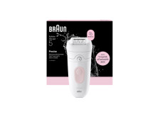 Braun Epilator | Silk- pil 5 SE5-000 | Operating time (max) 40 min | Number of power levels 2 | Wet & Dry | White/Pink