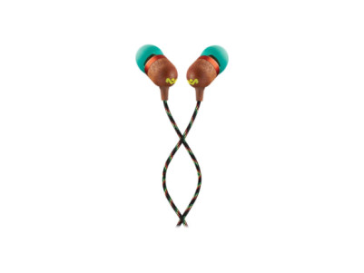 Marley Wired Earbuds | Smile Jamaica | Built-in microphone | USB Type-C | Rasta