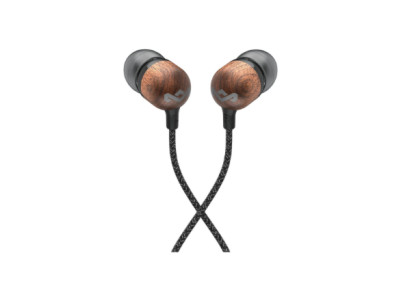 Marley Wired Earbuds | Smile Jamaica | Built-in microphone | USB Type-C | Signature Black