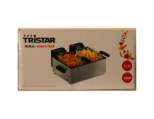 SALE OUT. Tristar FR-9342 Double deep fryer, Total capacity 6 L, 3600 W, Stainless Steel/Black | Tristar Double deep fryer | FR-