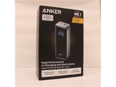 SALE OUT. Anker Prime power bank - USB, 2 x USB-C - 300 Watt | 26250 mAh | Black | DEMO