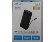 SALE OUT. | Anker Power Bank 65W | A1383H11 | 20000 mAh | Black | DEMO