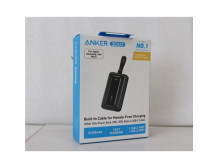 SALE OUT. Anker Power Bank with Built-In USB-C Cable | A1688H11 | 10000 mAh | Black | DEMO