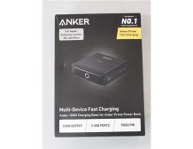 SALE OUT. Anker Prime Charging Base for Power Bank, 100W | A1902311 | Black | UNPACKED, DAMAGED PACKAGING, SCRATCHED