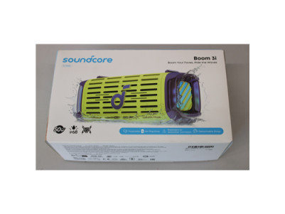 SALE OUT. Anker Soundcore Boom 3i Portable Bluetooth Speaker, Green | Anker Soundcore Speaker | Boom 3i | Warranty 24 month(s) |