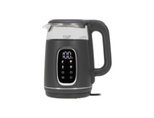 Adler Kettle with LED Display | AD 1305 | Electric | 2200 W | 1.7 L | Plastic | 360 rotational base | Grey