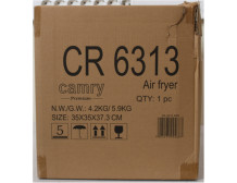 SALE OUT. Camry CR 6313 Airfryer Oven, 12 programs, Capacity 5l, White | Camry Airfryer Oven | CR 6313 | Power 2000 W | Capacity