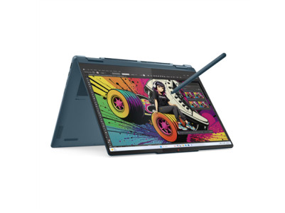 Lenovo- Yoga 7 2-in-1 14AKP10 AMD | Tidal Teal | 14 " | OLED | WUXGA | 1920 x 1200 pixels | AMD Ryzen AI 7 | 350 | 16 GB | Solde