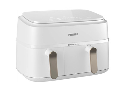 Philips Double basket Airfryer | NA353/10 3000 series | Power 2750 W | Capacity 9 L | Rapid Air Plus | White