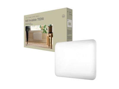 Mill IB700DN | Panel Heater | 700 W | Suitable for rooms up to 9-12 m | White | Invisible Heater | IPX4