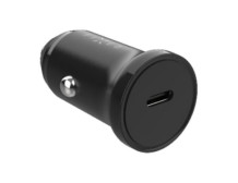 Fixed USB-C Car Charger 20W+ USB-C/USB-C Cable | FIXCC20N-CC-BK