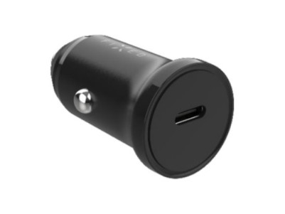 Fixed USB-C Car Charger 20W+ USB-C/USB-C Cable | FIXCC20N-CC-BK