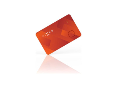 FIXED Tag Card with Find My support, orange | Fixed