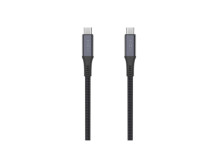 Fixed Braided Cable USB-C/USB-C, 2m, USB4 gen2 20Gbps, 4K 60Hz, 240W | FIXDBP-CC2-GR