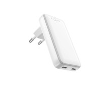 Fixed Slim 2xUSB-C Travel Charger, GaN, PD support