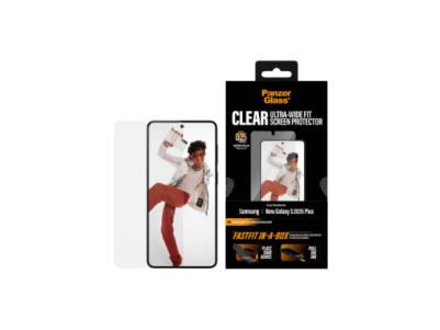 PanzerGlass Screen Protector Samsung New Galaxy S26 Plus | Ultra-Wide Fit w. FASTFIT IN-A-BOX | PanzerGlass