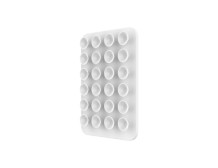 Fixed MagSafe holder with suction cups | Cup holder | Liquid silicone | White
