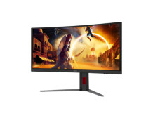 AOC CU34G4CA | 34 " | Fast VA | WQHD | 21:9 | 180 Hz | 1 ms | 3440 x 1440 pixels | 450 cd/m | HDMI ports quantity 2 | Black