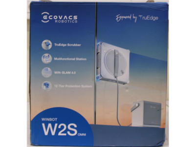 SALE OUT. | Ecovacs Window Cleaning Robot | WINBOT W2S OMNI | Corded | 8000 Pa | White | DAMAGED PACKAGING AND PAINT, MISSING CL