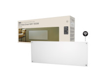 Mill Glass Smart WiFi Panel Heater Gen. 4 | GL1300WIFI4 | Panel Heater | 1300 W | Suitable for rooms up to 15-19 m | White