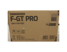 SALE OUT. | F-GT Pro Formula and GT Grey Edition | Racing Simulator Cockpit | Steel | Grey | DAMAGED PACKAGING AND MANUAL, SCRAT
