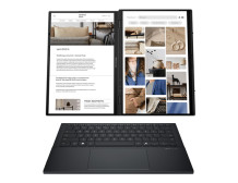 Asus | Zenbook Duo UX8406CA-QL287W | Inkwell Gray | 14 " | OLED | Touchscreen | FHD | 1920 x 1200 pixels | Intel Core Ultra 7 | 