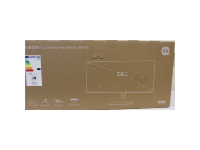 SALE OUT. Xiaomi | G34WQi | 34 " | WQHD | 21:9 | 180 Hz | 1 ms | 3440 x 1440 pixels | 350 cd/m | HDMI ports quantity 2 | Black |